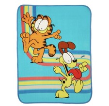Garfield "House Pets" Kids 46" x 60" Super Soft Plush Fleece Throw Blanket