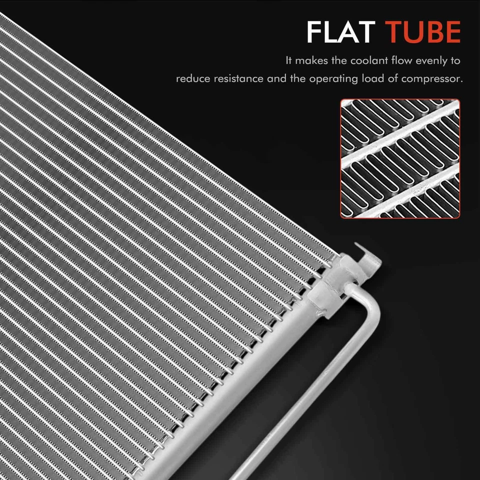 Condensador de aire acondicionado con soporte para Chevrolet Malibu Buick Regal Century Olds Pontiac Foto 3 de 4