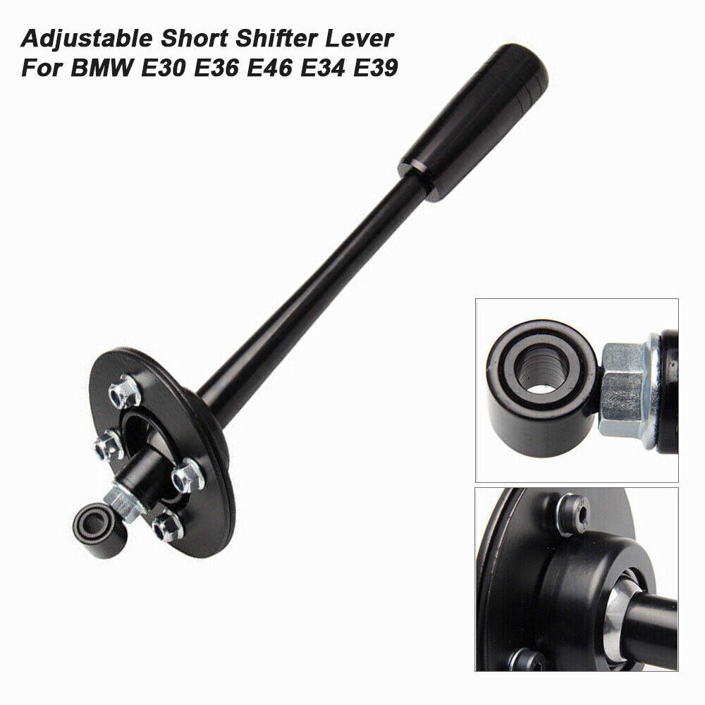 Drift Short Shifter Universal Reliable Short Shifter Durable for E30 E36 E46 E34 E39 E6x Z3 1985-2010(A (silver