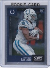 JONATHAN TAYLOR ROOKIE CARD 2020 Score UPDATE RC Indianapolis Colts Football LE!
