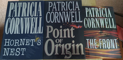 Patricia Cornwell crime mystery Hornet's Nest the Front Point of Origin HC lot