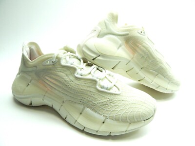 REEBOK WOMEN'S ZIG KINETICA II FX9402 CHALK PUGREY 2 SHOES SIZE 7.5