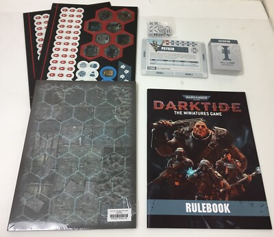 Warhammer 40k Darktide Rulebook and Game Parts ''No Miniatures''