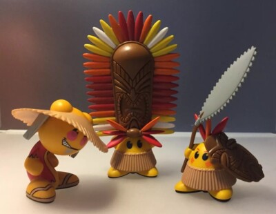 UB Funkey Funkies Lot Of 3 Figures U.B. Funkeys Game Toy