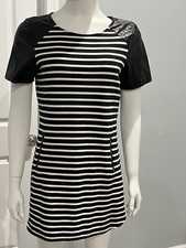 Sanctuary Sweater Dress Size Small Black And White Striped