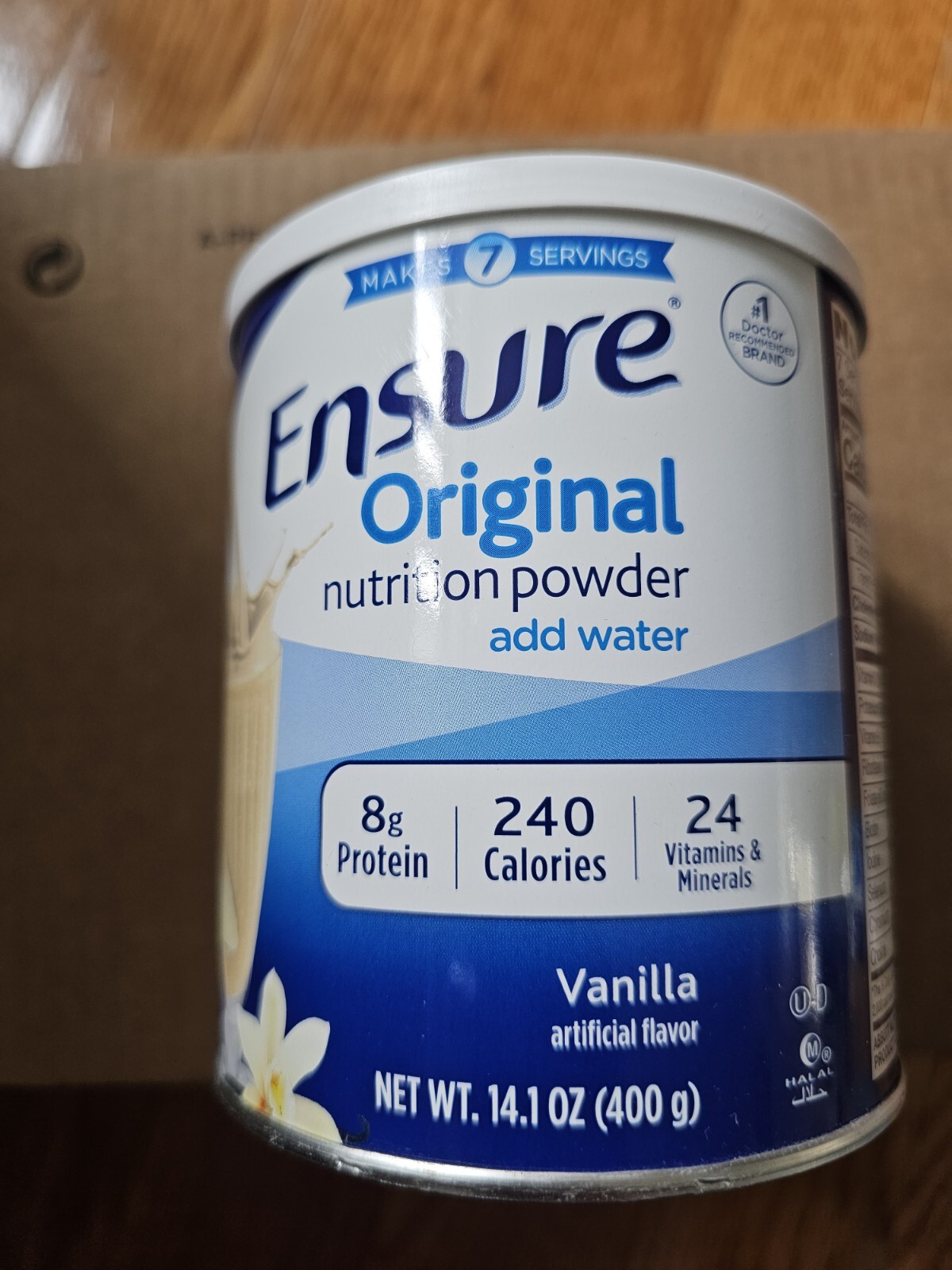 6 Cans Nutrition Ensure Milk Powder Vanilla 14 oz Expire 12/2025 Made