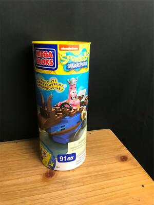 NEW 2014 MEGA BLOKS Spongebob SquarePants PATRICK RACER FIGURE BUILDING SET