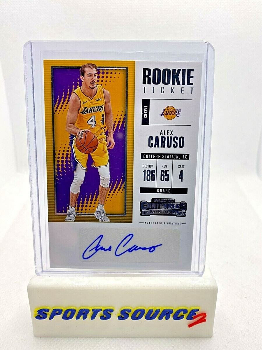 Alex Caruso 2017-18 Panini Contenders Rookie Ticket Auto Autograph