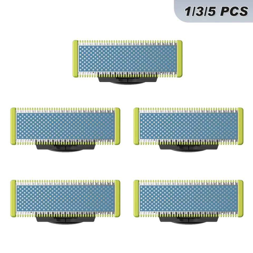 MARKENLOS 5x One Blade Klinge Ersatzklingen Rasierer Ersatz Zubehör Für Philips Eilversand
