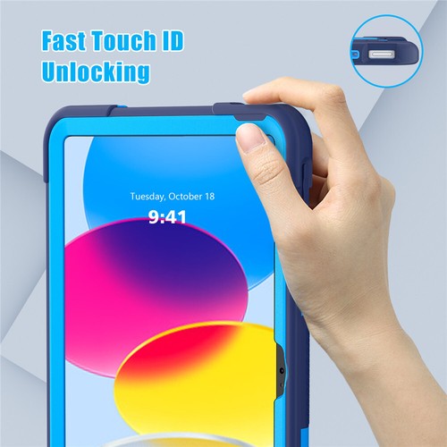 Kids Shockproof Heavy Duty Case Cover For iPad 11th 10th 9th 7th 6th 5th Gen Air - Picture 7 of 26