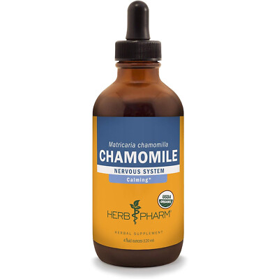 Herb Pharm Chamomile, Nervous System, Calming, 4 Fluid Ounces