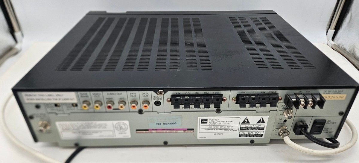 Toshiba TRX-80 Satellite Receiver Videocipher II Plus Descrambler