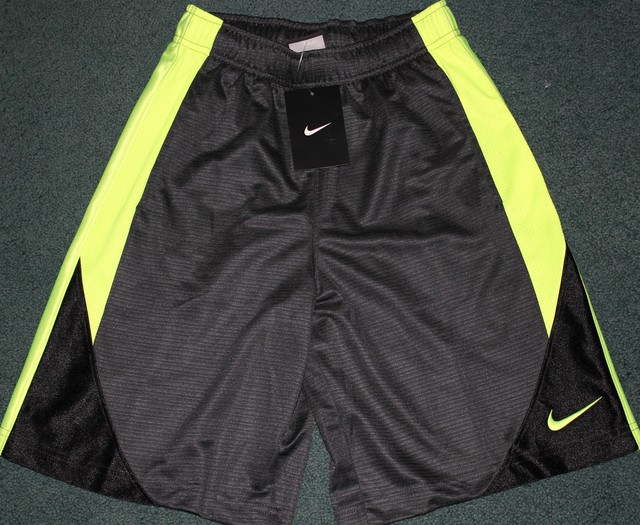black and yellow nike basketball shorts