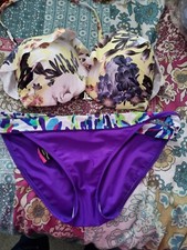 WOMENS NEXT  M S  BIKINI SET TOP 32 DD  12 BOTTOMS NEW BNWT