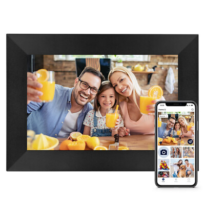 Digital Picture Frame WiFi Smart 8 Inch IPS HD Touch Screen for Videos＆Pictures