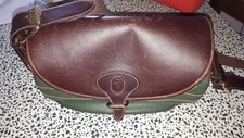 Borsa da donna Trussardi in pelle marrone & verde con tracolla