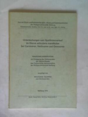 Untersuchungen zum Spaltlinienverlauf im Discus articularis mandibulae bei Carni