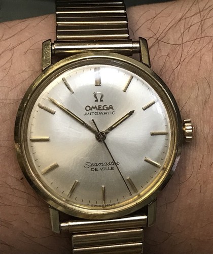 MENS OMEGA AUTOMATIC GOLD FILLED 