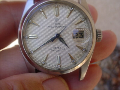 Vintage Tudor/Rolex Prince Oysterdate 7914 Waffle Diamond