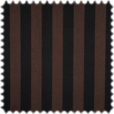 AKTION Trevira CS Streifen Möbelstoff Sporty Stripe Schwarz / Dunkelbraun