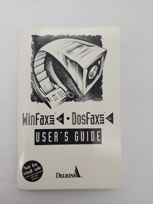 Vintage 1994 Delrina WinFax LITE 3.0 and DosFax LITE 2.1 Users Guide 1st Edition