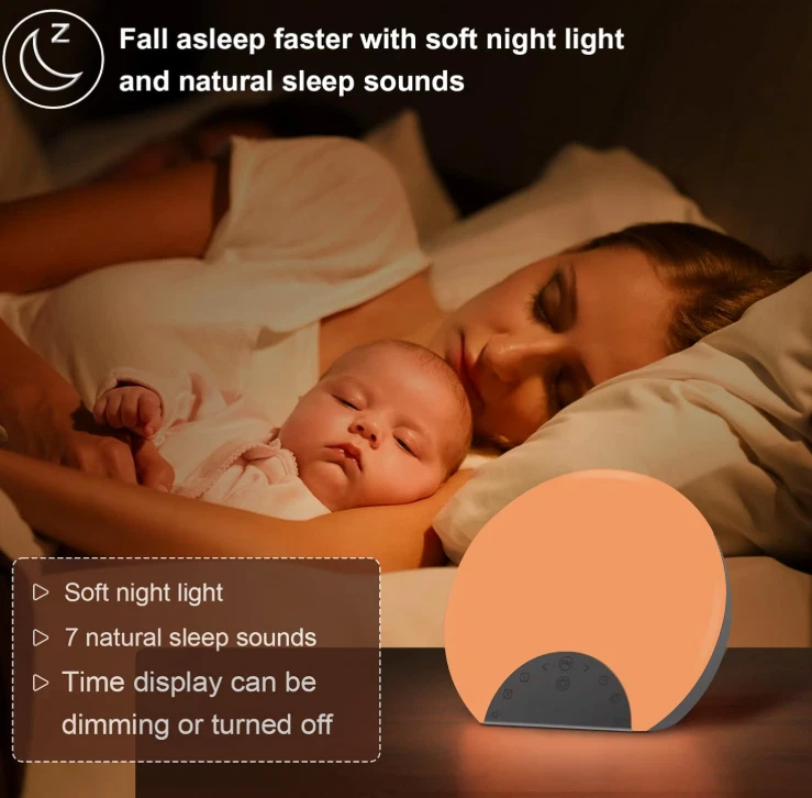 ANTDALIS Sunrise Alarm Clock Wake Up Light for Kids, Adults, Heavy Sleepers - Image 4 of 4