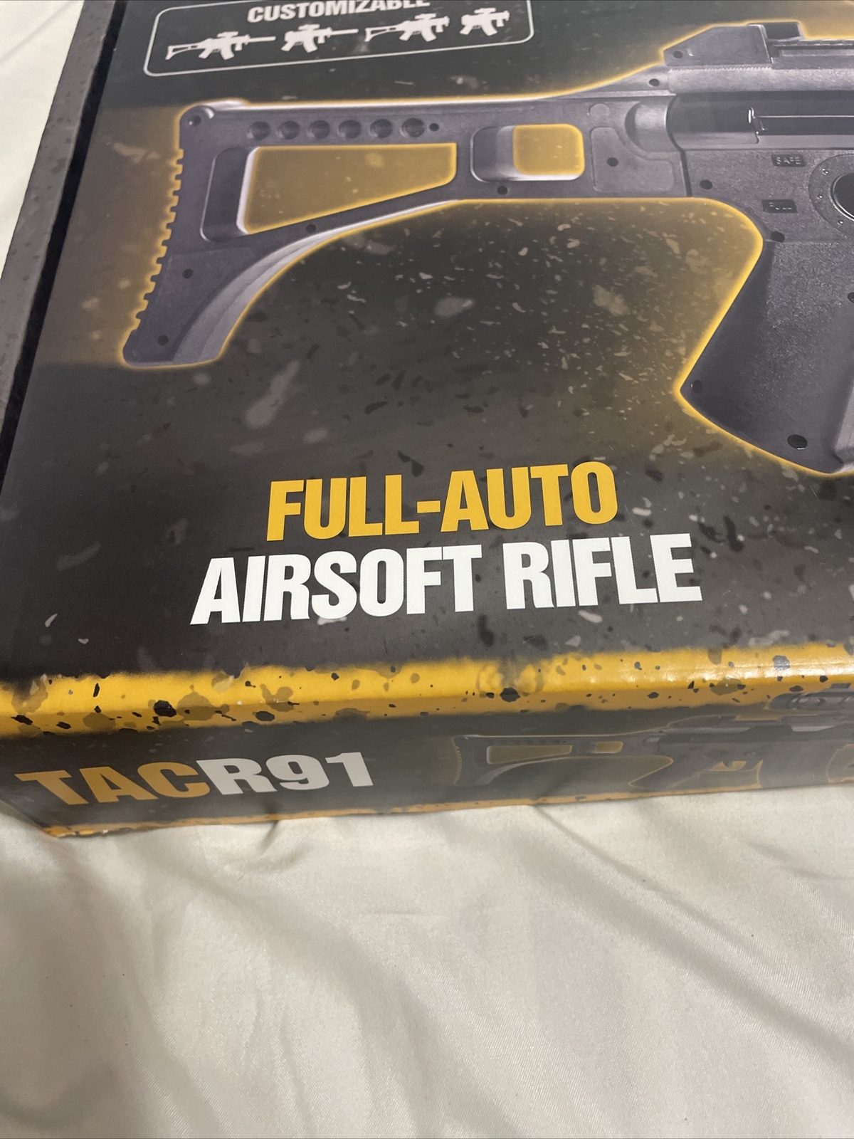 Game Face TACR91 Black Electric Powered Fullauto Tactical Rifle With