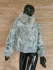 PELLICCIA persiano giacca fox fur fourrure fuchs fell agnello swakara astrakan