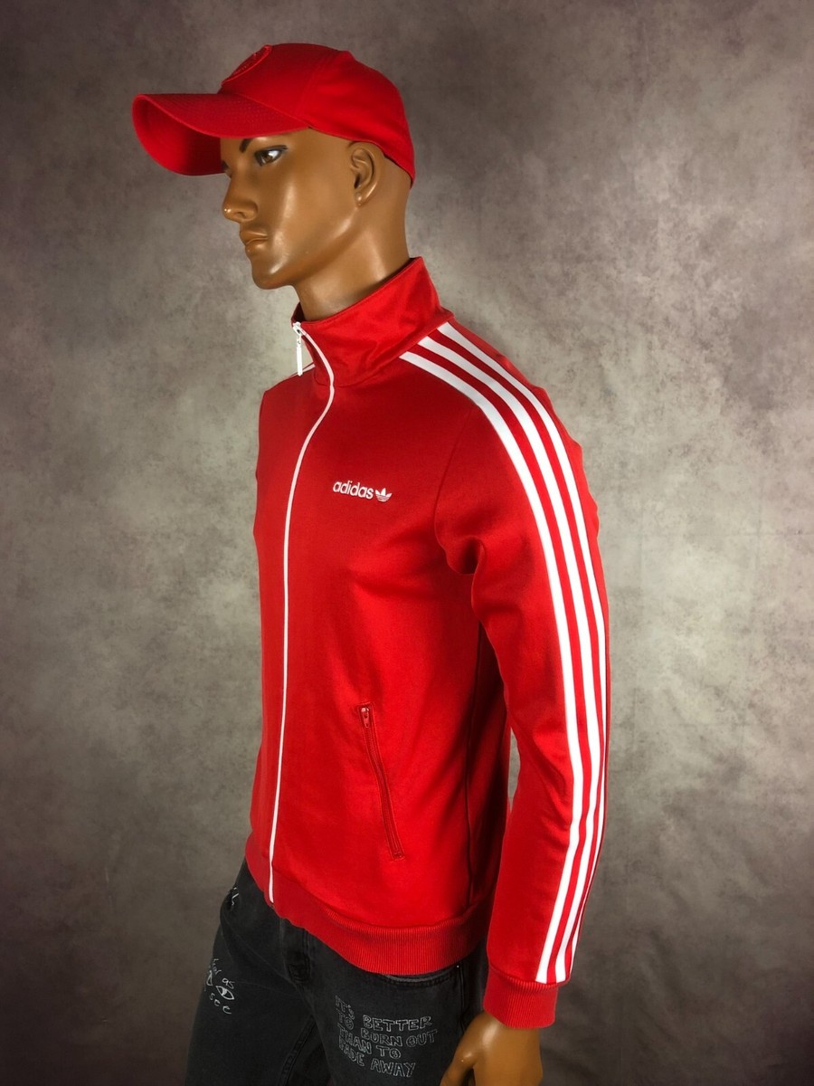 Adidas Originals EUROPA TT Beckenbauer Track Top Red BR6955 Jacket