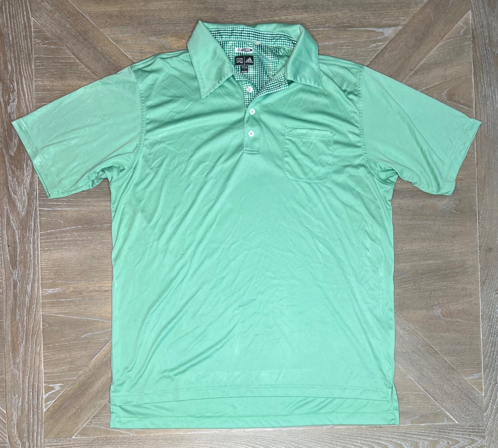 Adidas Climacool Performance 4 Button SS Polo Lim… - image 2