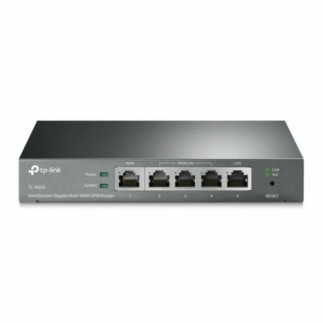 TP-LINK TL-R605 SafeStream Gigabit Multi-WAN VPN Routeur - Noir