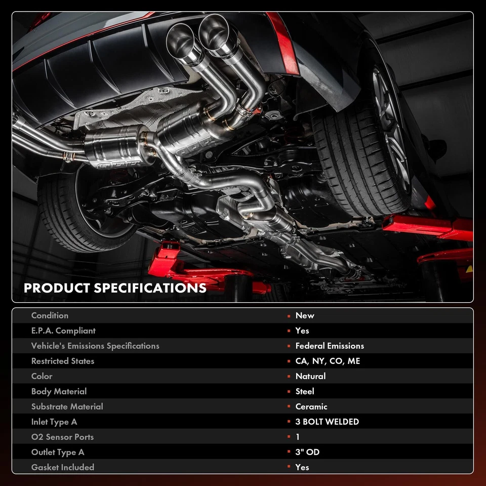 Catalytic Converter for Ford F-250/ F-350 Super Duty 2000-2004 Excursion 00-05 - Image 3 of 4