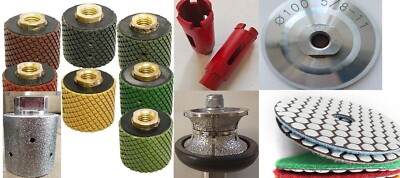 3/4'' granite marble Full Bullnose concrete stone polishing grinding drum buffer