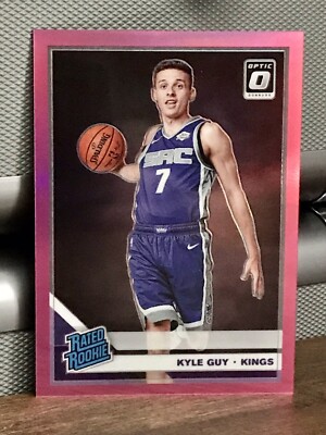 2019-20 Optic Pink Prizm Kyle Guy /25 Rated Rookie Kings RC #183