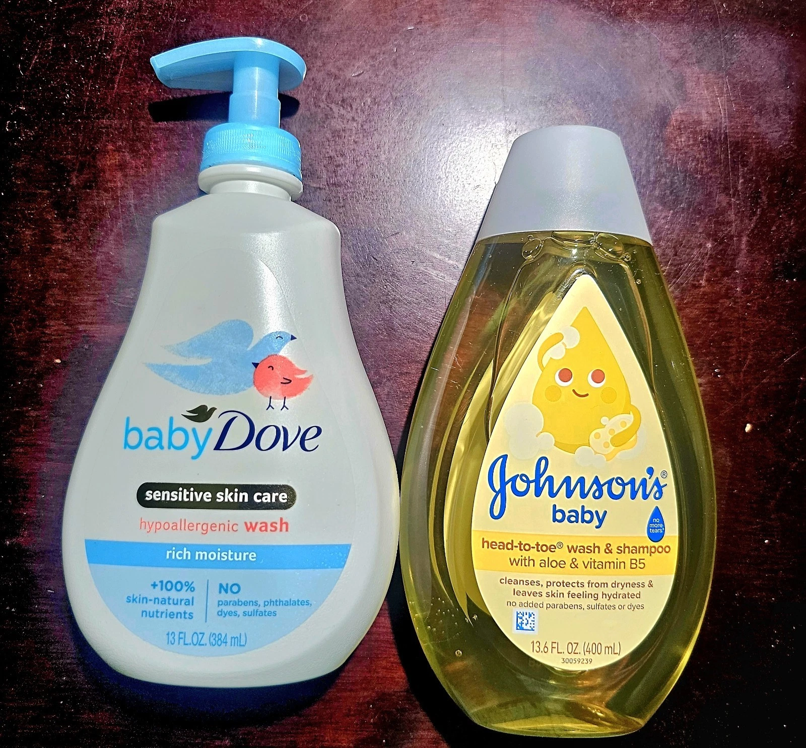 Johnson's Baby Baby Wash & Shampoo Baby Dove Sensitive Skin Care Baby Wash
Opens in a new window or 