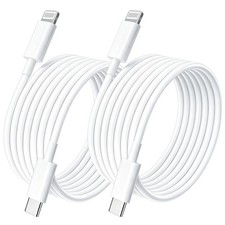iPhone Charger Lightning Cable 6FT, Apple MFi Certified 2Pack USB Type C to ...