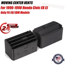 For Honda Ek Civic Moving Center Vents Pair Eu Jdm 9in Style Trim 96-98 Ek Ej