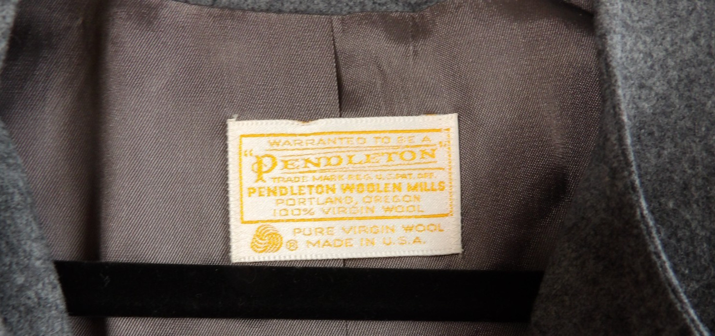 Pendleton Women's Classic Gray Button Front Long … - image 2