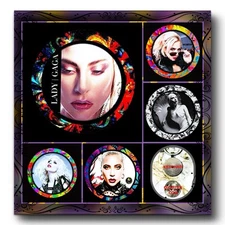 LADY GAGA POP ROCK 🇺🇸 FIVE EXCLUSIVE KEYCHAINS🇺🇸 CONCERT MERCH