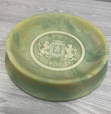 Vintage 1970s Chrysler Cordoba Incolay Stone Decorative Trinket Dish Ashtray