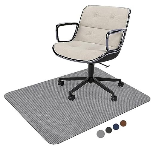 Corduroy Chair Mat for Hardwood Floor, 55