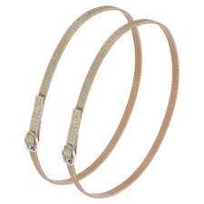 1 Pair Replacement Ankle Strap for Heels Shoe Bands Flash Light Gold