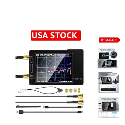 Advanced HF/VHF/UHF Antenna Analyzer V3.7 with Enhanced Measurement Functions