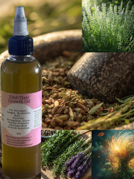 Elish&rsquo;Hair Growth Oil  20 Bottles &ndash;Stronger, Longer, Healthier Hair Starts Here
