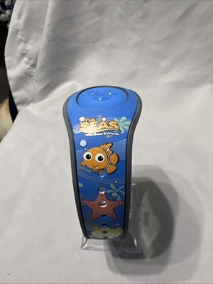 Disney World The Seas Nemo Dory Friends Blue Magicband 2.0 Unlinked ￼
