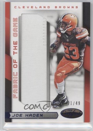 2016 Certified Fabric of the Game Prime /49 Joe Haden #5