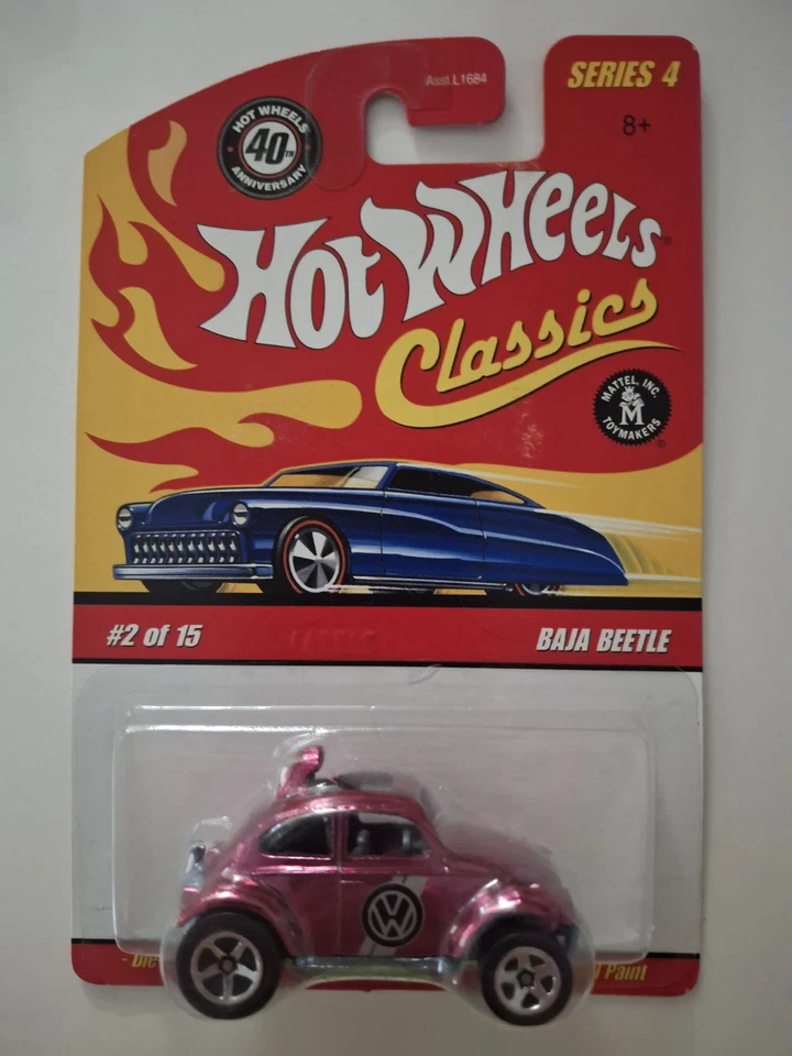 LOT [3] CARDED 2008 HOT WHEELS SERIES 4 CLASSICS VW BAJA BUG 3/5 COLORS - image 2 of 4