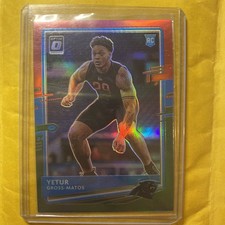 YETUR GROSS MATOS 2020 Donruss Optic RC Preview Prizm #P-263 PANTHERS PWE 