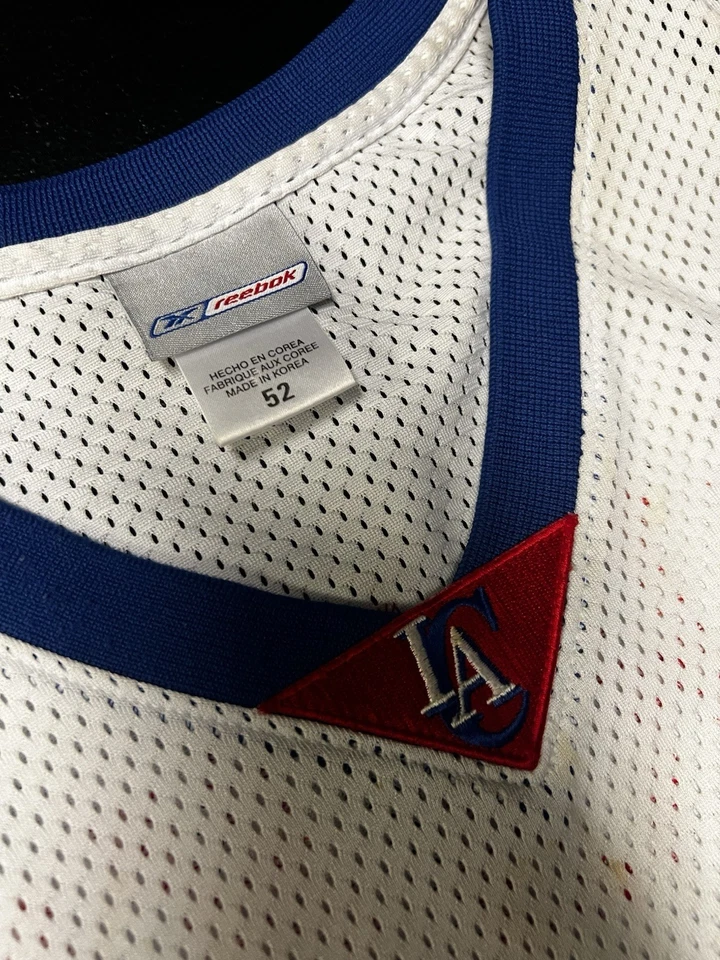 Camiseta vintage NBA Los Angeles Clippers 2005 marca Elton Reebok baloncesto 52 Foto 4 de 4