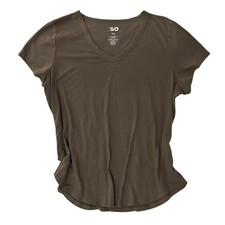 So-clothing Womens Brown and Khaki T-shirt